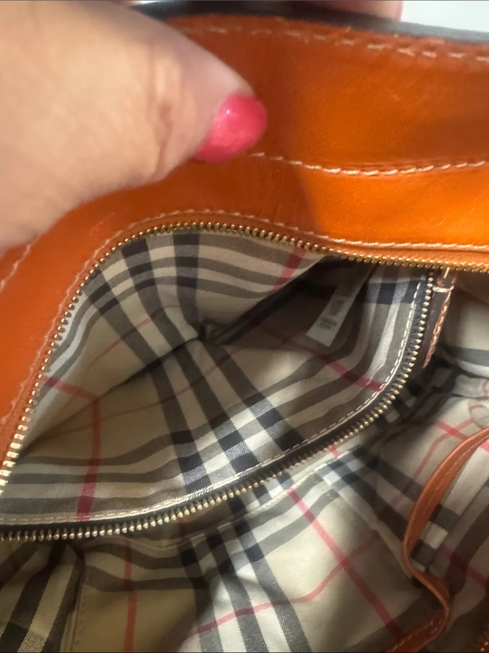 Burberry satchel bright